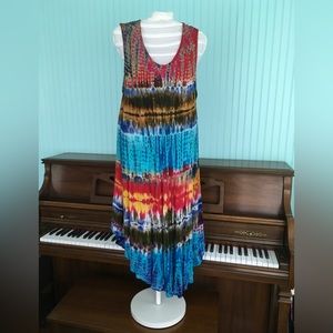 Sleeveless boho dress